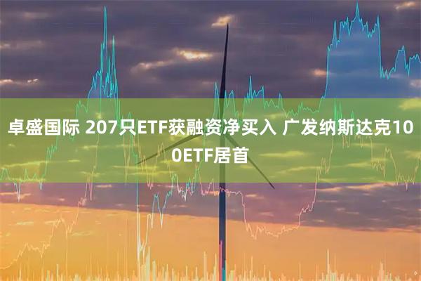 卓盛国际 207只ETF获融资净买入 广发纳斯达克100ETF居首