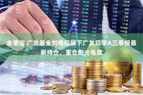 金策宝 广发基金刘格菘旗下广发双擎A三季报最新持仓,重仓阳光电源