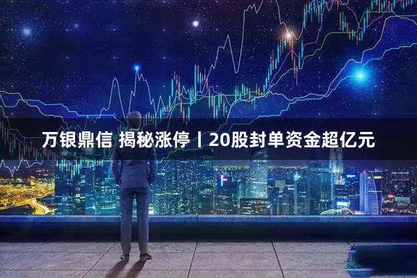 万银鼎信 揭秘涨停丨20股封单资金超亿元